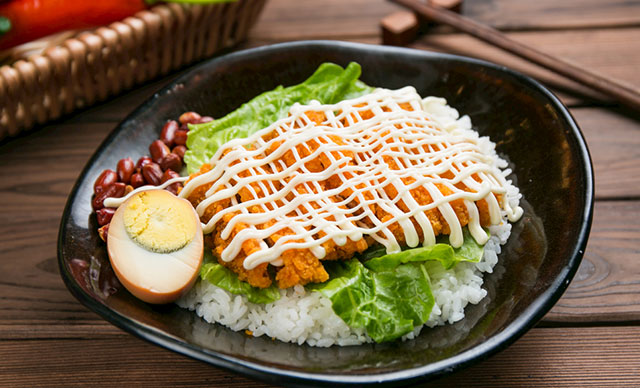 鸡排饭套餐